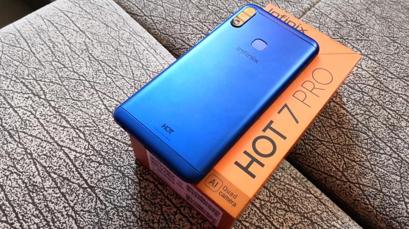The Infinix Hot 7 Pro is priced at Rs 9,999 and its selling itself as a budget device.