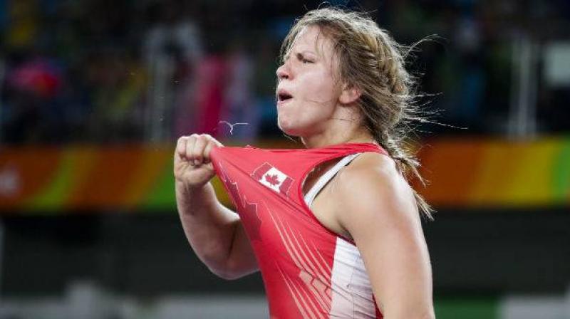 Olympic gold medallist Erica Wiebe