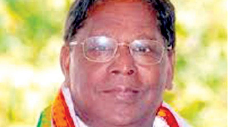 Puducherry CM violating model code, says AIADMK MLA Vaiyapuri Manikandan