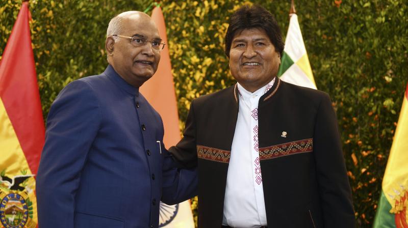 Kovind is on a three-day visit to Bolivia. (Photo:AP)