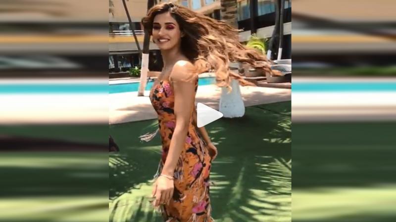 Bharat actress Disha Patani shares video in slow motion twirling all the way for fans