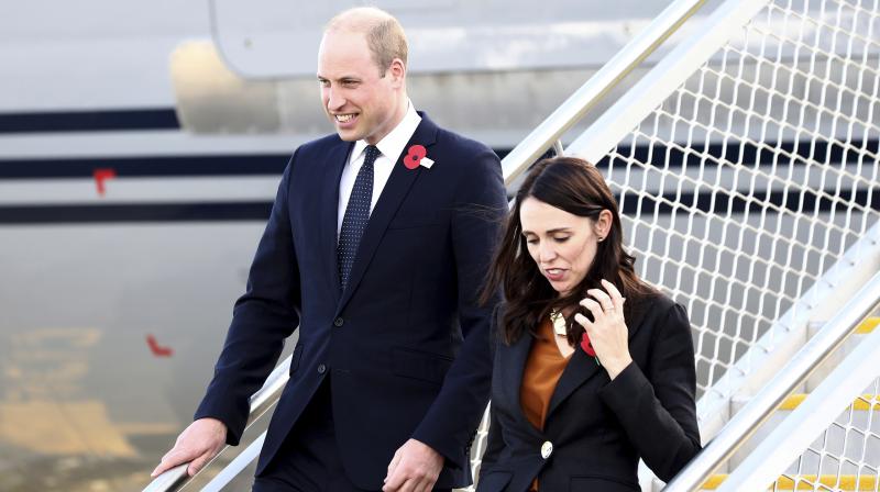 When William arrived in the country on Thursday he made an unannounced visit to the Starship Childrens Hospital in Auckland. (Photo:AP)