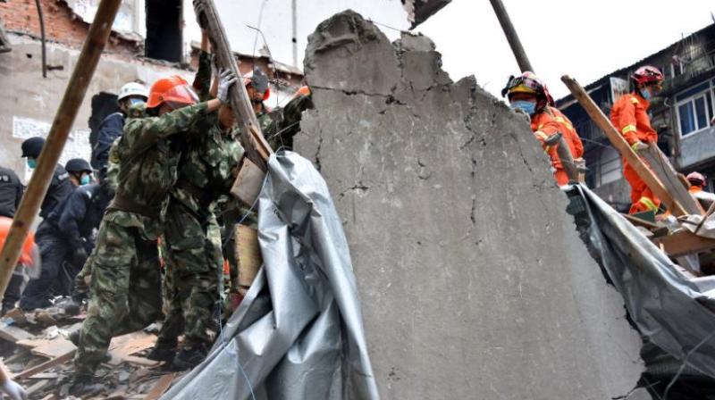 Pictures of the scene in Fengcheng, in the central province of Jiangxi, showed a grey mass of concrete slabs and steel girders splayed in a heap on the ground. (Photo: Representational Image)