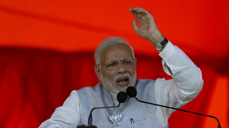 PM Modi was addressing a poll rally in Nizamabad ahead of the December 7 Assembly elections. (Photo: AP)