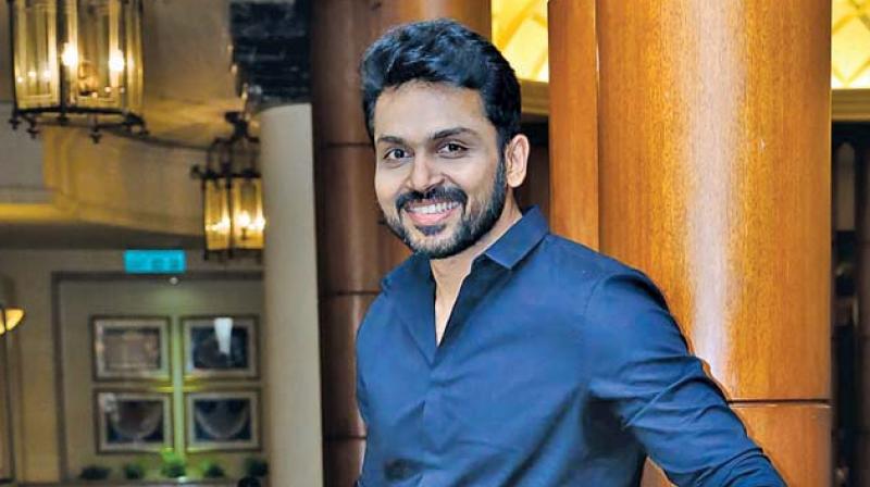 Protesters stall Karthiâ€™s film shoot