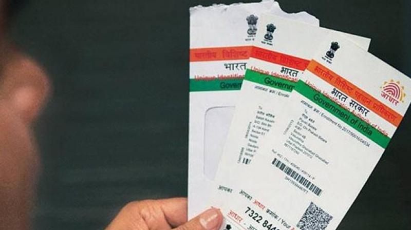 The home ministry said Aadhaar will result in ensuring accuracy of the details provided by the relatives or dependents or acquaintances of the deceased. (File photo)