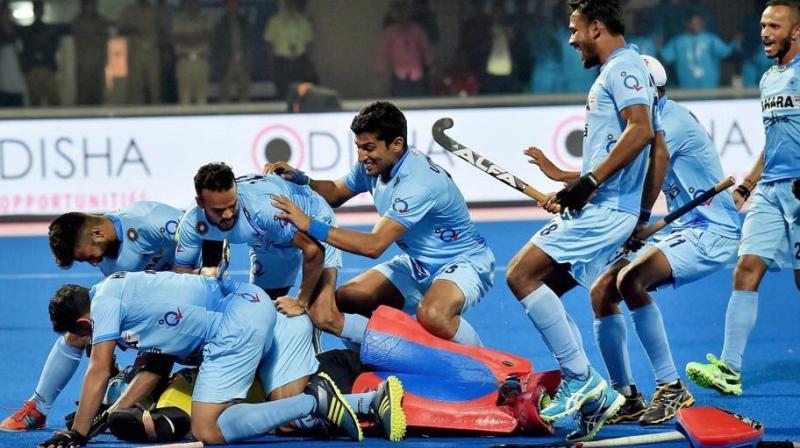 India and Argentina have so far played 46 games against each other, out of which India have won 26, lost 16 and four ended in a tie.(Photo: Twitter/Hockey India)
