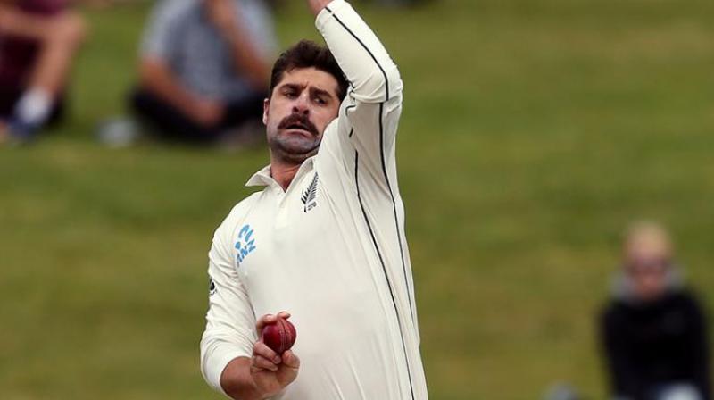 Colin de Grandhomme moved to New Zealand in 2006, making his ODI debut in 2012 and breaking into the Test team last year (Photo:AFP).