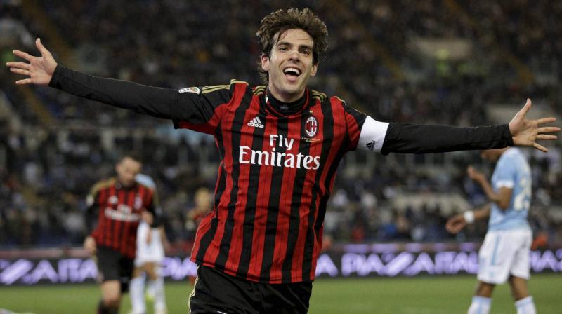 Kaka helped helped AC Milan to a Serie A title in 2003-04 and propelled Milan to the 2007 Champions League title. (Photo:AP)