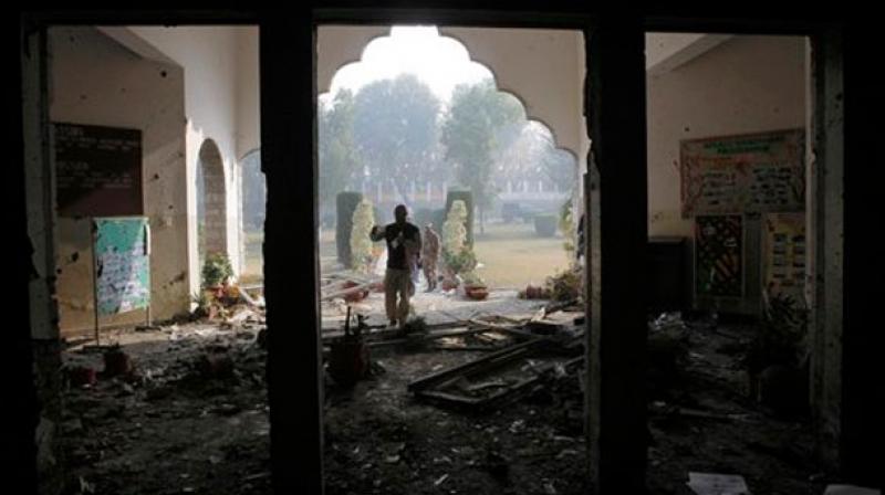 Pak PM Nawaz Sharif said in his message that Pakistan took a clear and categorical decision for an indiscriminate action against terrorists after the APS incident. (Photo: AP)
