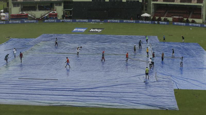 Wet outfield delays start of 3rd India-West Indies T20 International