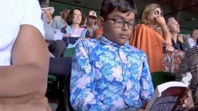 Wimbledon 2019: Kid reads book during Federer-Nadal clash, stirs up Internet storm