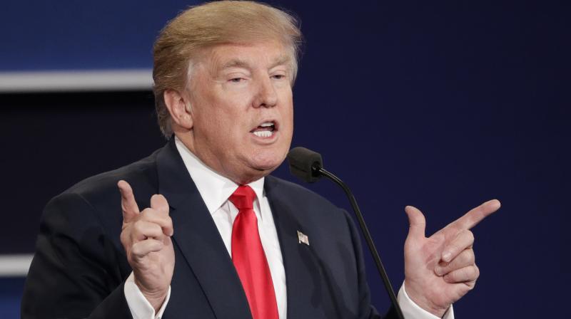 Republican candidate Donald Trump refused to say on Wednesday that he would accept the outcome of the November 8 US presidential election. (Photo: AP)