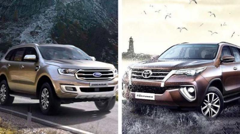 Cars in demand: Fortuner, Ford Endeavour top segment sales in March 2019
