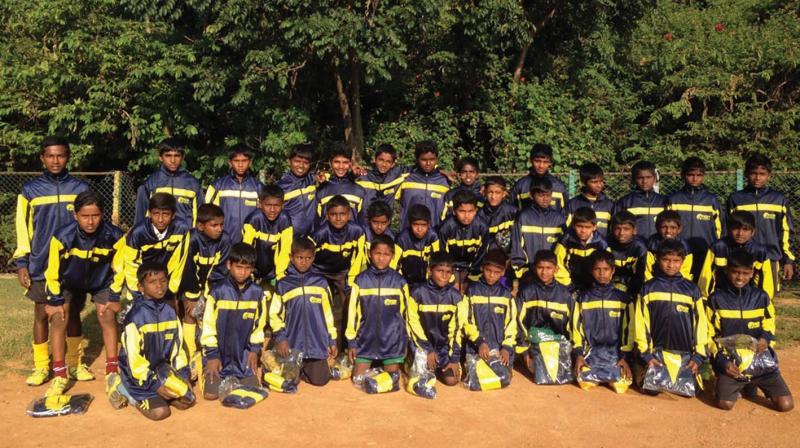 The football team raised by the NGO, The Freedom Project India