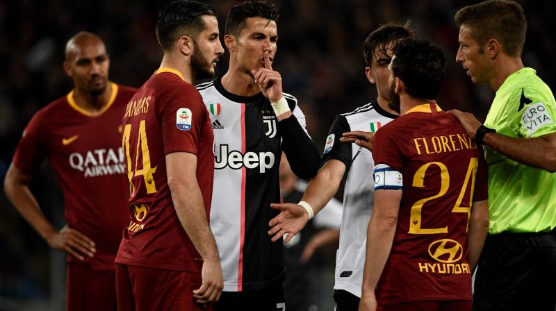 Serie A: Florenzi scores to shut CR7\s jibe as Roma beats Juventus 2-0