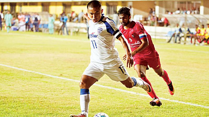 Slice of action from the Bengaluru FC and Churchill Brothers match (Photo: DC)