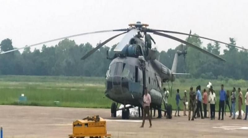 Bihar floods: IAF deploys 2 helicopters at Darbhanga to provide relief