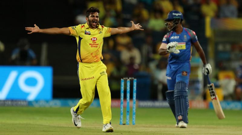 Deepak Chahar got the big wicket of Sanju Samson, who departed for just two runs.(Photo: BCCI)
