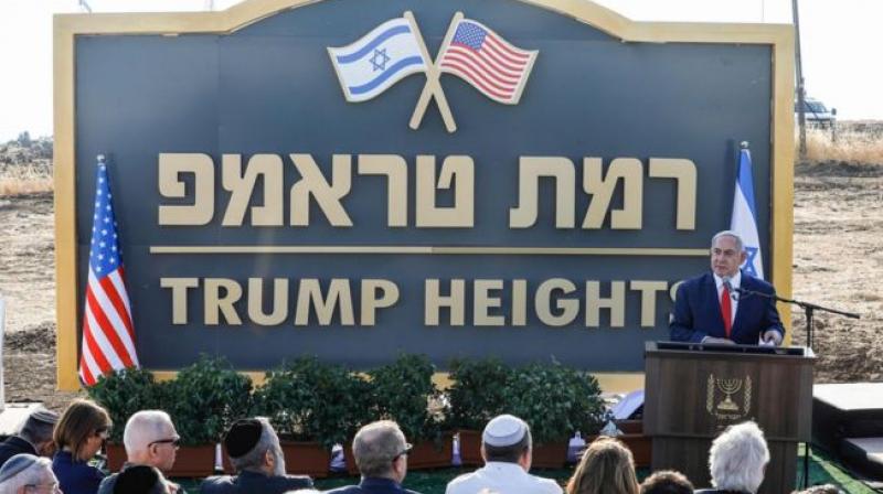 Israel PM Benjamin Netanyahu inaugurates Golan settlement, names after Donald Trump