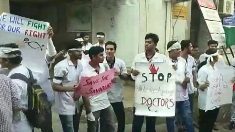 The apex medical body, IMA, however, demanded a comprehensive central law in dealing with violence on doctors and healthcare staff, and in hospitals. (Photo: ANI | Twitter)