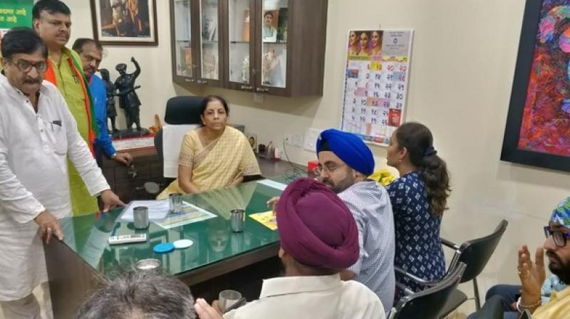 Sitharaman meets PMC customers, takes cognizance of their concerns