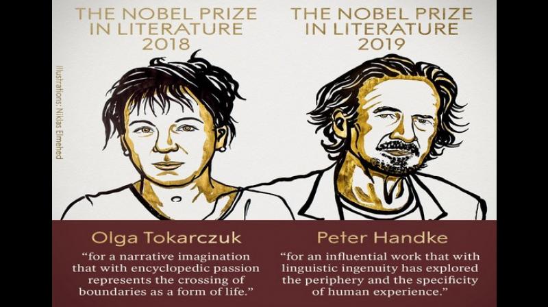 Nobel Prize in Literature awarded to Olga Tokarczuk, Peter Handke for 2018 and 2019