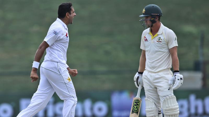 The 28-year-old took 10 for 95 to help Pakistan to their biggest Test win -- a 373-run hammering of Australia -- in the second Test in Abu Dhabi on Friday, giving them a 1-0 series win. He took seven wickets in the drawn first Test in Dubai. (Photo: AP)