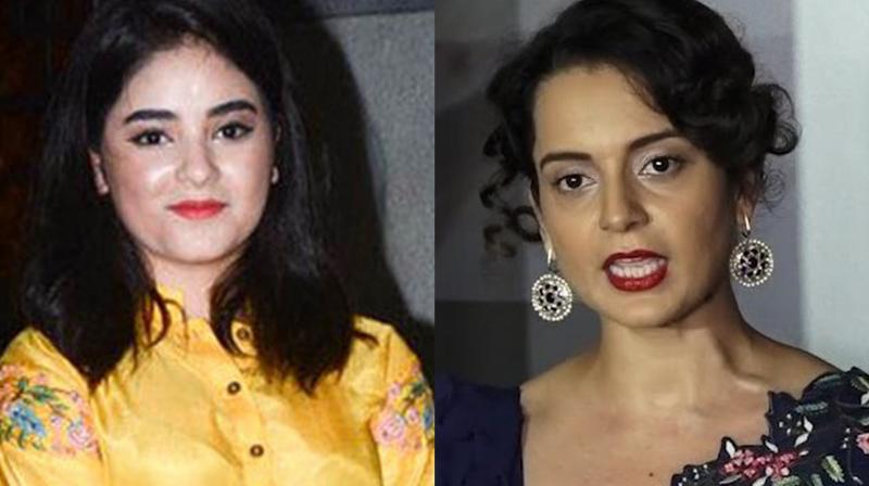 Kangana Ranaut has this to say about Zaira Wasim quitting acting; read on