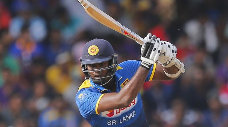 Angelo Mathews, who last played an ODI in the home series loss to Australia in August 2016, was upbeat when the Sri Lankan squad left for London two weeks ago to prepare for the tournament.(Photo: AP)