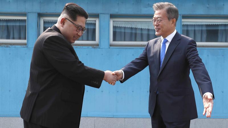 Kim made the comment during Fridays historic summit with South Korean President Moon Jae-in, said the spokesman. (Photo: AP)
