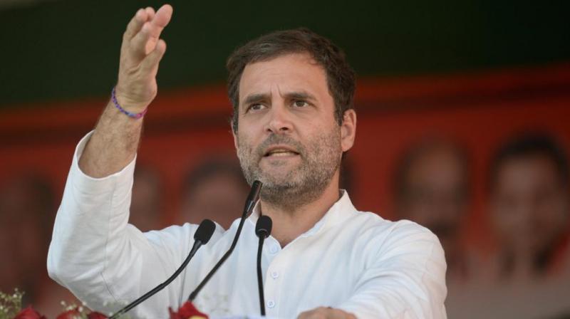 We will defeat the BJP, RSS and Narendra Modi in the 2019 general elections. The TRS and MIM are Team B and C of the BJP, Congress president Rahul Gandhi said. (Photo: Twitter | @INCIndia)