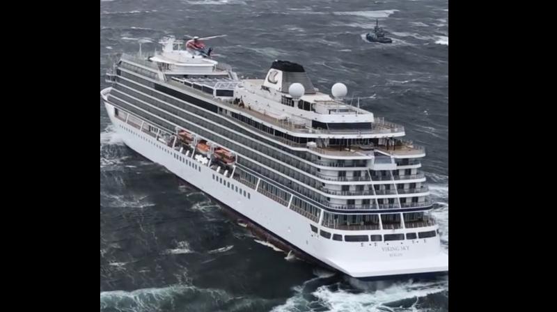 1300 people airlifted, as cruise ship in Norway suffers engine failure