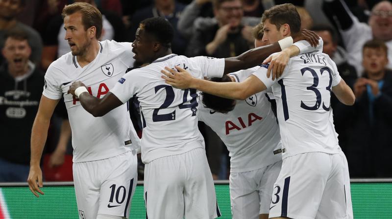 But, after losing eight of their previous 12 matches at Wembley, Kanes predatory finishing ensured Tottenham finally enjoyed a night to remember in their temporary lodgings.(Photo: AP)