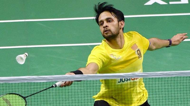 Kashyap, who is trying to comeback after losing a lot of time due to a series of injuries, saw off Chinas Zhao Junpeng 21-15 21-18 in the opening round before disposing Indonesia Super Series Premier runners-up Japans Kazumasa Sakai 21-5 21-16 in the second mens singles match.(Photo: PTI)