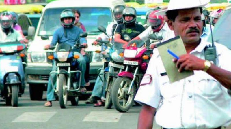Over 500 booked for ferrying extra students in school vehicle in Hyderabad