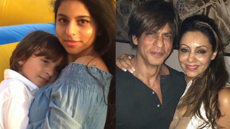Shah Rukh Khan and Gauri Khan were definitely excited about AbRams birthday.