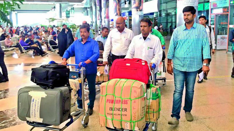 Image result for telugu workers returned from oman