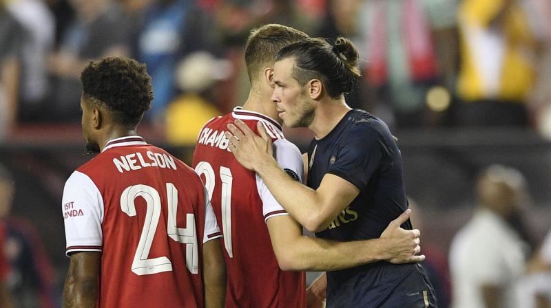 Outgoing Gareth Bale scores in 3-2 win over Arsenal in International Champions Cup