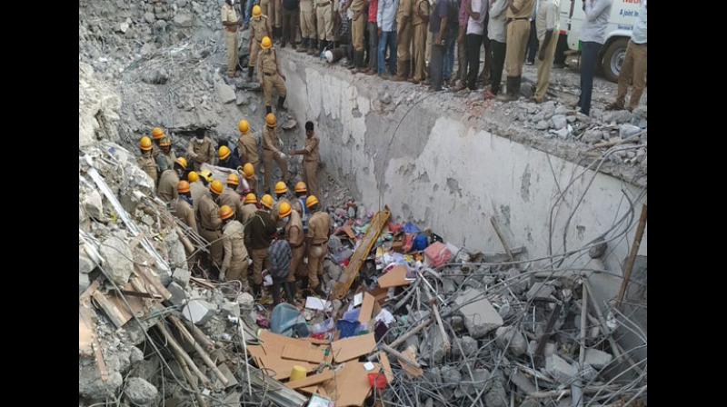 Dharwad building collapse: Seven officers suspended for negligence