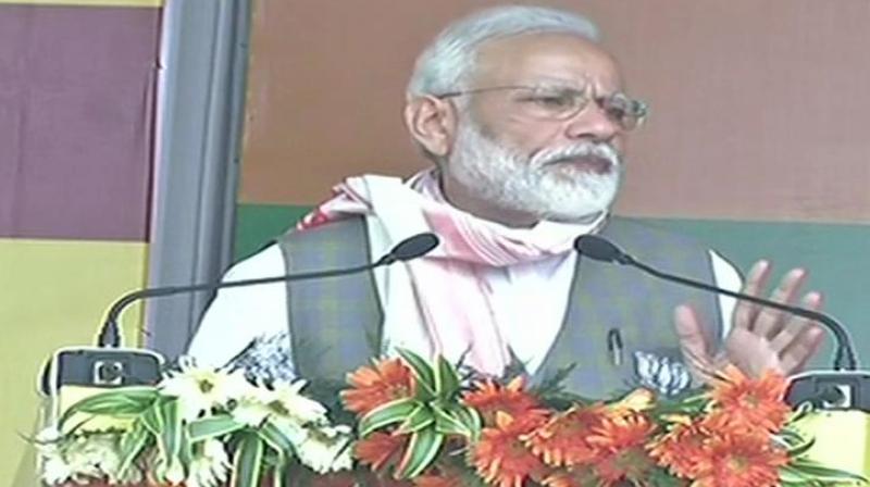 Cong always cheated people, but \chowkidar\ will fight: PM in Northeast