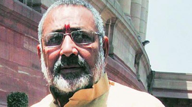 Not your fault, verdict in English: Giriraj Singh mocks Pak for Jadhavâ€™s case tweet