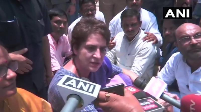 Govt\s duty to stand with victims: Priyanka welcomes UP CM\s visit to Sonbhadra