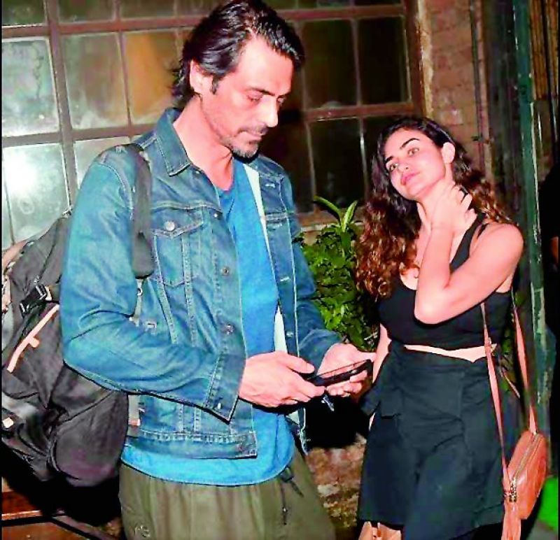 Arjun Rampal with rumoured girlfriend Gabriella Demetriades.