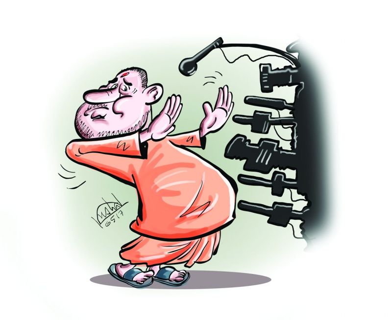 Yogi has also indicated his ministers that they should concentrate on their work instead of cozying up to mediapersons.