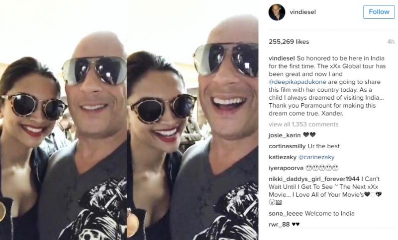 As a child I always dreamed of coming to India: Vin Diesel