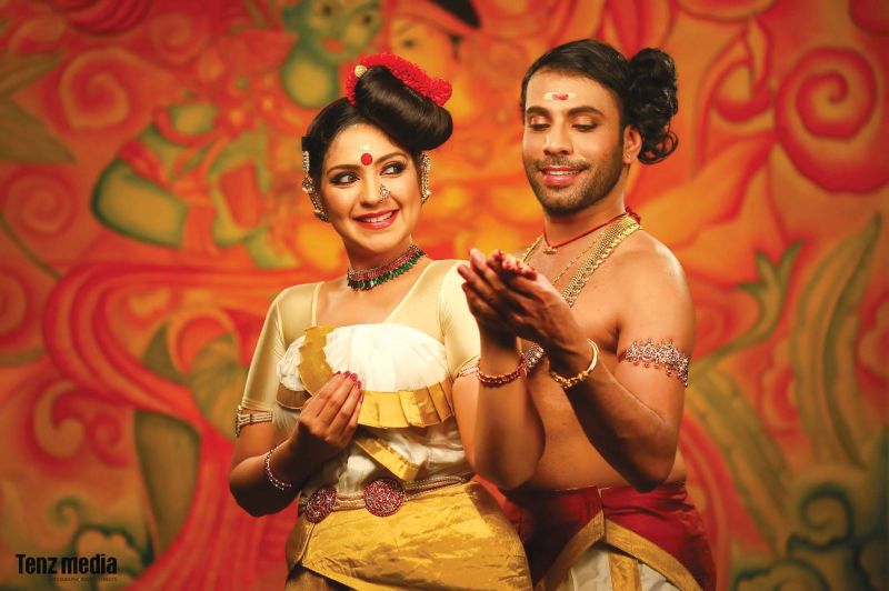 Dr Chaithanya with dance partner Shiju Menon