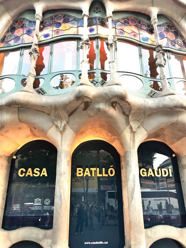One of the Gaudi buildings 