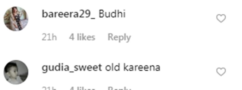 Comments on Kareena Kapoor Khan's picture. (Photo: Instagram)