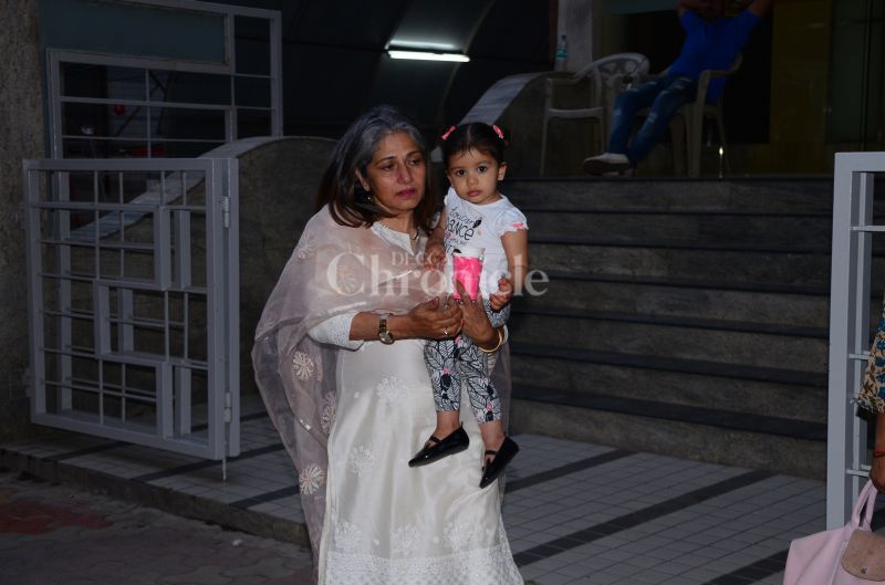 Misha with her grandmom, while Shahid Mira were at LFW.